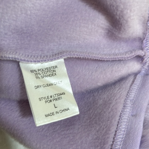 MAINS TRIP FEATHER SWEATSHIRT WOMEN SIZE L PURPLE LONG SLEEVE OVERSIZED - Picture 9 of 11